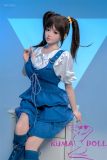 MD DOLL 150cm E-cup Medium Chest M6 Theresa Head Full Silicone Sex Doll  in Denim Outfit