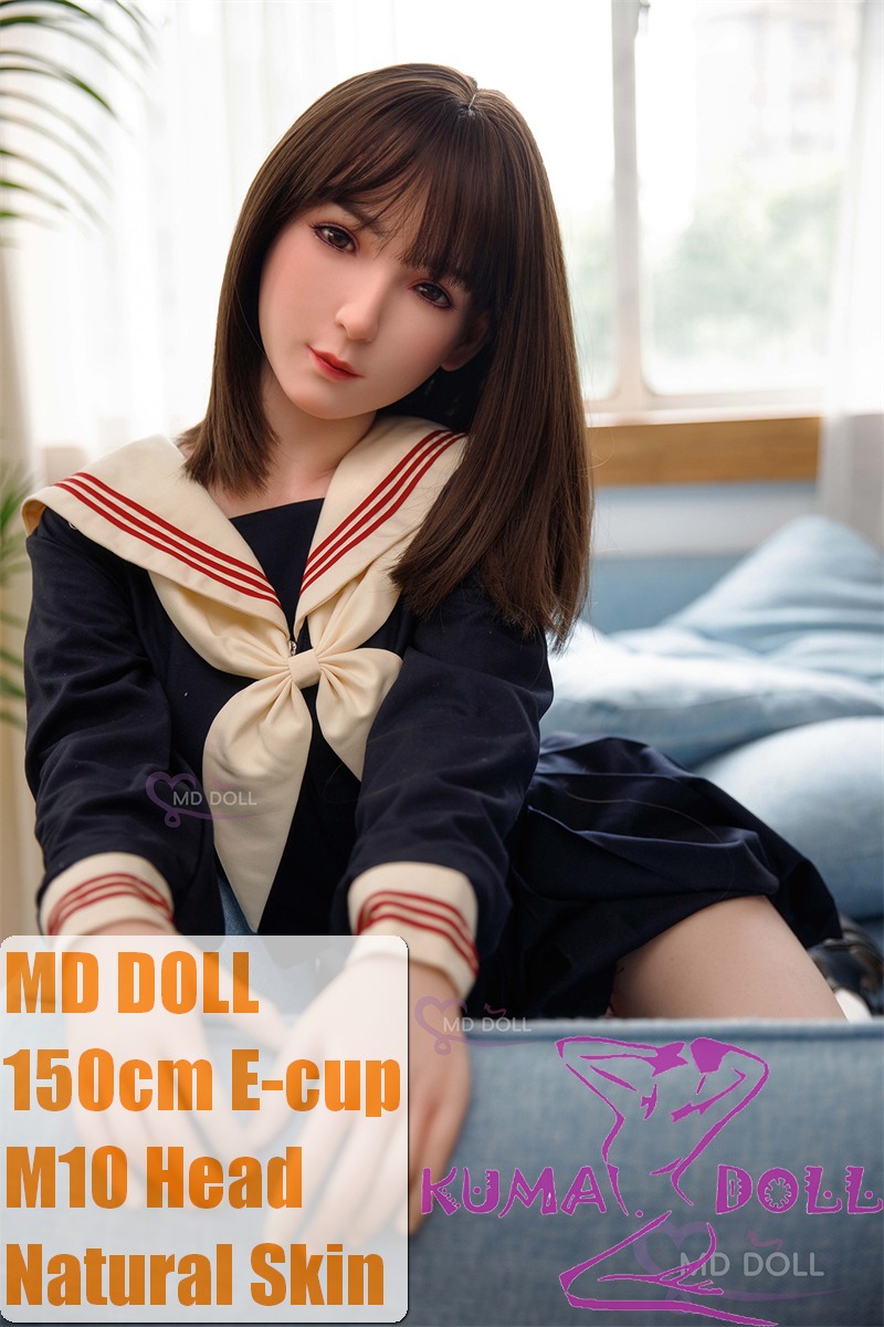 MD DOLL 150cm E-cup Medium Chest M10 Mabel Head Full Silicone Sex Doll in JK Uniform