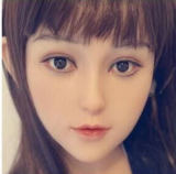 MLW Doll Sex Doll 87cm A-cup Yuu Head Full Silicone Torso in White Dress, and Pink Rope Bondage