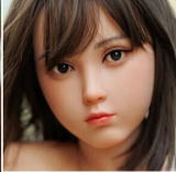 MLW Doll Sex Doll 87cm A-cup Yuu Head Full Silicone Torso in White Dress, and Pink Rope Bondage