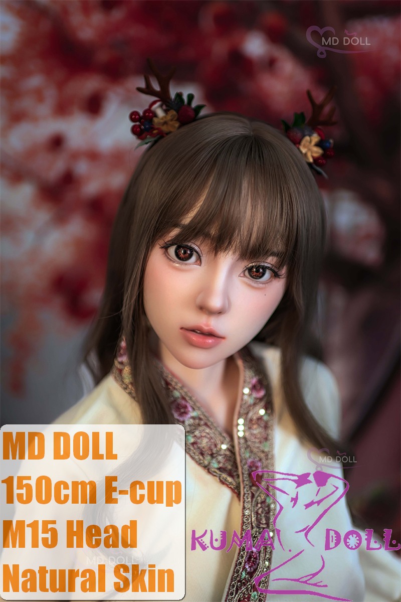 MD DOLL 150cm E-cup Medium Chest M15 Celine Head Full Silicone Sex Doll with Deer Girl