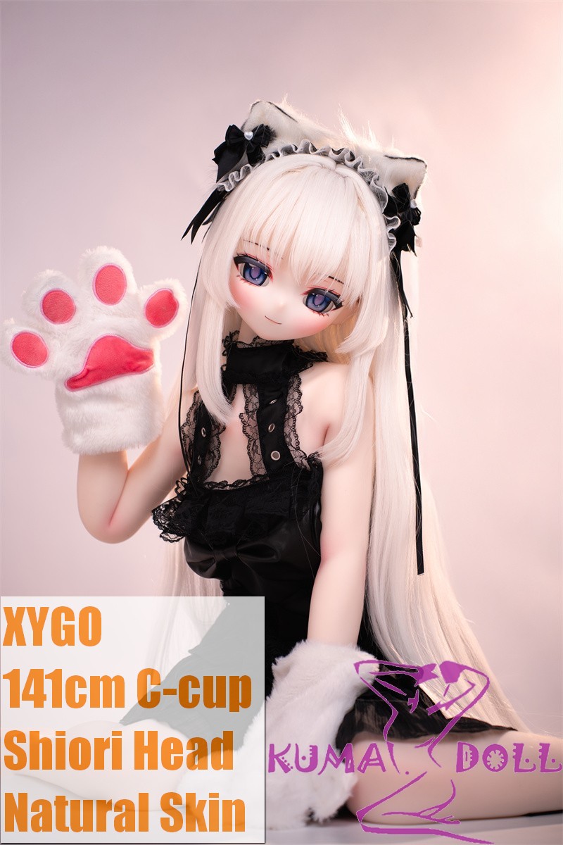 XYGO 141cm C-cup Nekomur Shiori PVC Head+ TPE Body Anime Doll Cute Cat Girl