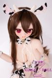 PVC head TPE body anime doll