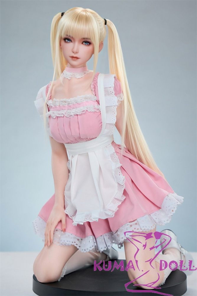 80cm ROSE IDOL Rose003 Head Full Silicone Sex doll Mini Lifelike Doll Pink  Dress