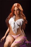 Cyber Girl 160cm C-cup CG3 Head Full Silicone Sex Doll in Denim Jeans