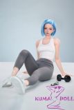 Blue hair adult sex doll