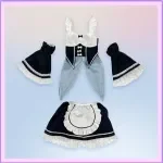 MW Girl Anime Sex Doll 70cm #008 Head – Black-Haired Mini Doll in Cute Maid Outfit