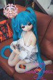 Lightweight anime doll indoor scene