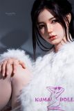 TOP-CYDOLL 157cm D-Cup Fairy Head Full Silicone Doll in Luxury White Lingerie