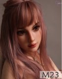 MD DOLL 150cm E-cup Medium Chest M47 Phoebe Head Full Silicone Sex Doll Pink Knitted Outfit