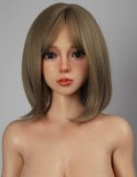 MD DOLL 150cm E-cup Medium Chest M47 Phoebe Head Full Silicone Sex Doll Pink Knitted Outfit