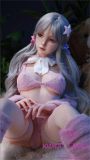 MD DOLL 150cm E-cup Medium Chest M47 Phoebe Head Full Silicone Sex Doll Pink Knitted Outfit
