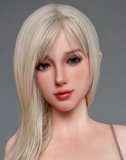 MD DOLL 150cm E-cup Medium Chest M47 Phoebe Head Full Silicone Sex Doll Pink Knitted Outfit