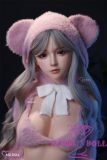 MD DOLL 150cm E-cup Medium Chest M47 Phoebe Head Full Silicone Sex Doll Pink Knitted Outfit