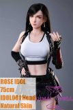 【Pre-sale 199 sets】ROSE IDOL 75cm IDOL001 Head Full Silicone Sex doll Mini Lifelike Doll Battle Outfit
