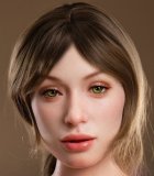 MD DOLL 150cm E-cup Medium Chest M47 Phoebe Head Full Silicone Sex Doll Pink Knitted Outfit