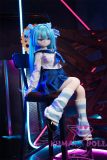 anime sex doll blue JK outfit