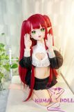 MW Girl Anime Sex Doll 115cm M20 Silicone Head Succubus Style Black Mini Skirt