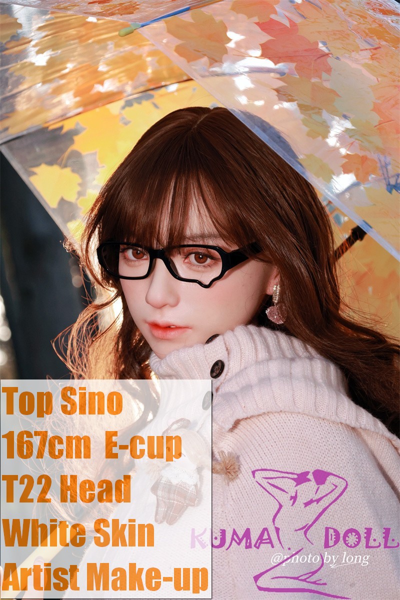 【Artist Makeup 】Top Sino Love Doll 167cm E-cup T22 head Artist Makeup Head RRS+ Makeup Selectable in Bear Hat