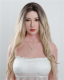 FANREAL 168 cm F-Cup Kelly Head Full Size Lifelike Silicone Sex Doll Real Skin Texture Red Lingerie