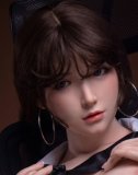 MD DOLL 150cm E-cup Medium Chest M21 Lily Head Full Silicone Sex Doll Twin Ponytail Girl