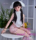 MD DOLL 150cm E-cup Medium Chest M21 Lily Head Full Silicone Sex Doll Twin Ponytail Girl