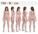 MD DOLL 166cm D-cup M4 Kelly Head Full Silicone Sex Doll White Dress
