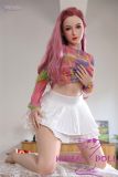 MD DOLL 166cm D-cup M7 Viona Head Full Silicone Sex Doll White Dress