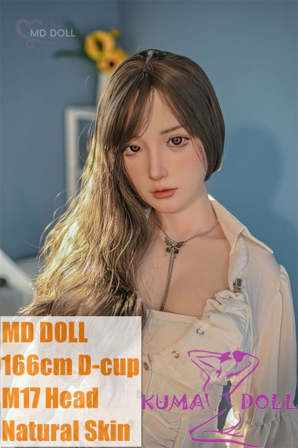 MD DOLL 166cm D-cup M17 Doris Head Full Silicone Sex Doll Denim Shorts