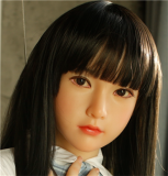 MLW doll Loli Sex Doll 148cm/4ft8 B-cup Mia Hard Silicone material head with craftman makeup(makeup selectable)