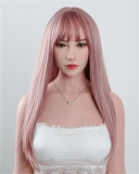 FANREAL 109cm F-cup Full Size Lifelike Silicone Sex Torso with Mirella Head in Champagne Lingerie