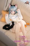 Sitting pose anime cosplay doll