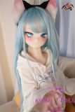 Mint head mint long hair