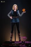 ROSE IDOL 75cm Ella Head Full Silicone Sex Doll Mini Doll Cosplay from Dragon Ball Android 18