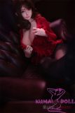 Firefly Diary 160cm G-cup Qiaodao Head Full Silicone Sex Doll With Body Make-up in Red Sweater