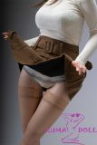 【Artist Makeup 】Top Sino Doll 171cm D-cup T39 Head Artist Makeup Head RRS+ Makeup selectable White Knit Outfit