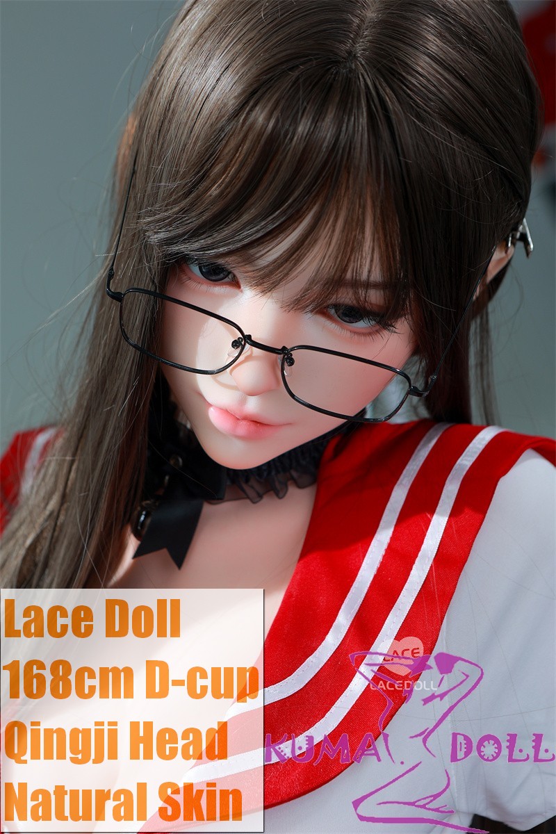 LACE DOLL 168cm D-cup Qingji Head Sex Doll Silicone Head Body Material Customizable in Red Sailor Uniform