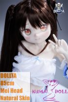 DOLLTA 85cm Mei Head Anime Sex Doll Full Silicone Doll Twin Tail Girl