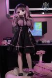 DOLLTA 148cm I-cup Lilliana Head Anime Sex Doll Full Silicone Doll White Shirt Girl