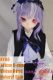 XYGO 141cm C-cup Vivian Silicone Head+ TPE Body Anime Doll Purple Long Hair