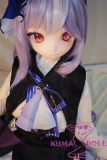 XYGO 141cm C-cup Vivian Silicone Head+ TPE Body Anime Doll Purple Long Hair