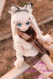 White tiger girl anime doll