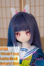 XYGO 141cm C-cup Lajitu Silicone Head + TPE Body Anime Doll Cosplay Kasumizawa Miyu from Blue Archive