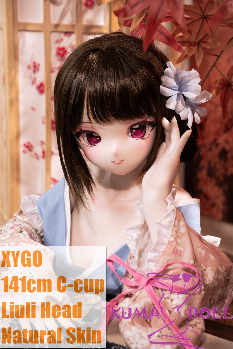 XYGO 141cm C-cup Liuli Silicone Head + TPE Body Anime Doll Japanese Kimono