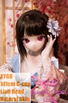 XYGO 141cm C-cup Liuli Silicone Head + TPE Body Anime Doll Japanese Kimono