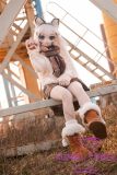 Silicone head TPE body anime doll