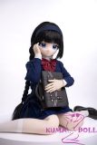 Silicone head TPE body anime doll