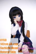 XYGO 142cm AA-cup Suzhizhi Silicone Head + TPE Body Anime Doll in School Uniform