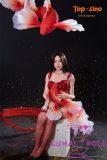 【Artist Makeup 】Top Sino Doll 165cm D-cup T48b Head Artist Makeup Head RRS+ Makeup selectable Seamless Body Red Dress