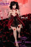 Sino Doll Soft-Max 153cm H-cup Silicone Sex Doll with ST21 Head Red Lingerie Dress